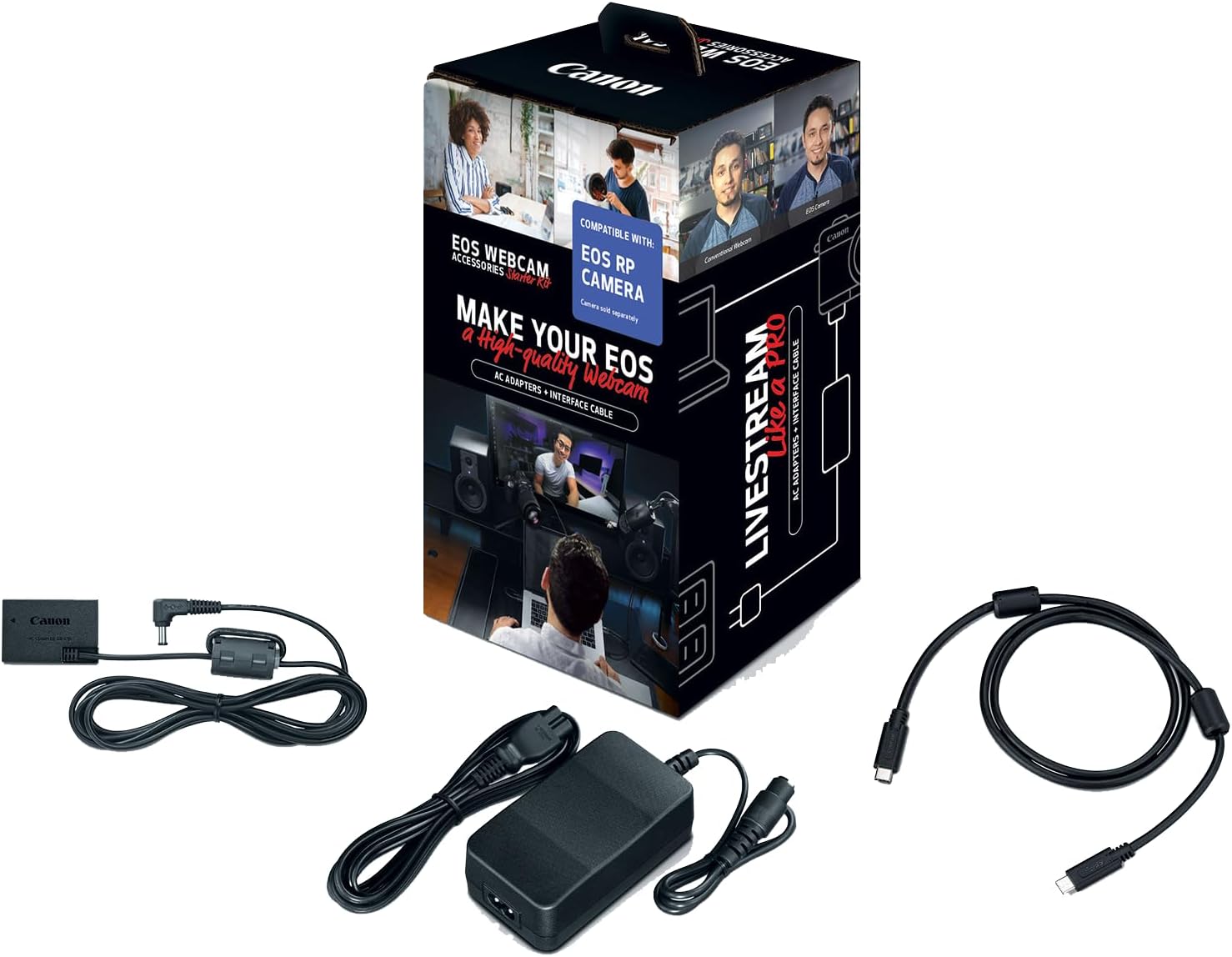 Canon EOS R100 Mirrorless Camera with RF-S18-45mm F4.5-6.3 is STM & RF-S55-210mm F5-7.1 is STM Lenses, APS‑C Sensor, 24.1 MP, 4K Video, Lightweight Vlogging Camera for Entry-Level Creators, Black