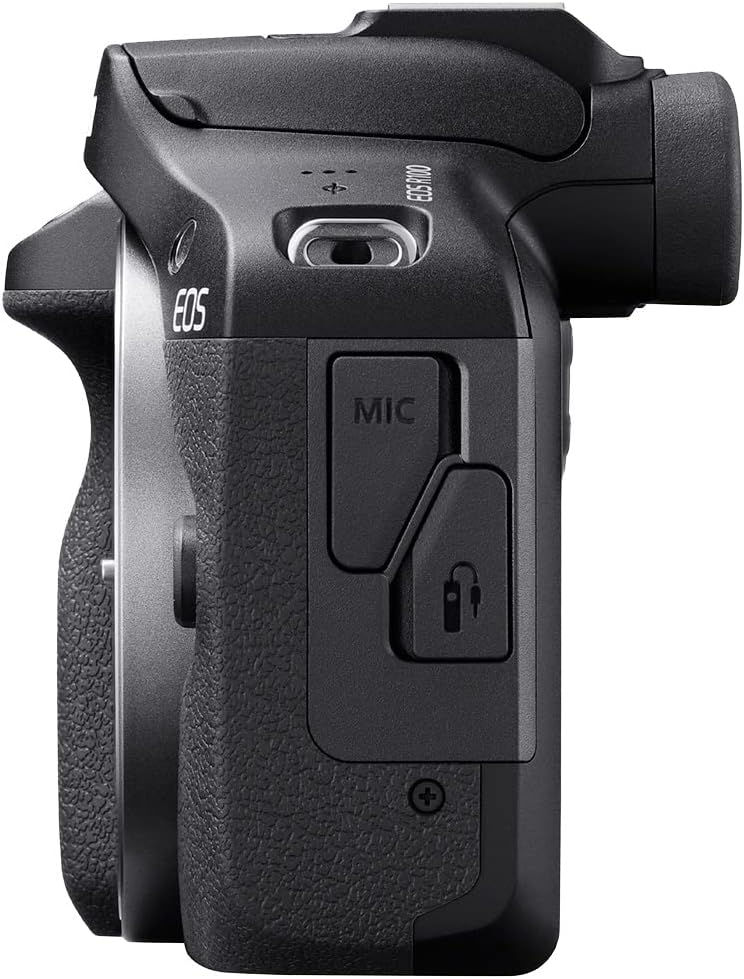 Canon EOS R100 Mirrorless Camera with RF-S18-45mm F4.5-6.3 is STM & RF-S55-210mm F5-7.1 is STM Lenses, APS‑C Sensor, 24.1 MP, 4K Video, Lightweight Vlogging Camera for Entry-Level Creators, Black